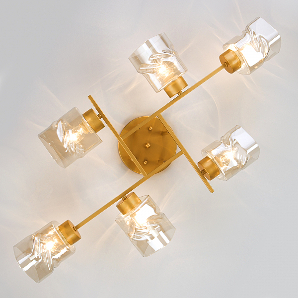 Потолочная люстра Hilari 30165/6 перламутровое золото