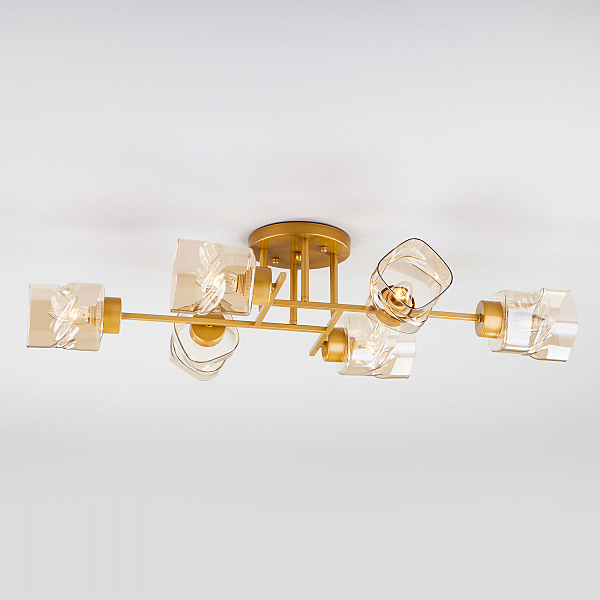 Потолочная люстра Hilari 30165/6 перламутровое золото