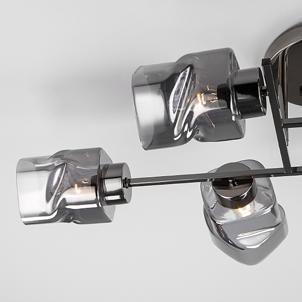 Потолочная люстра Hilari 30165/6 черный жемчуг