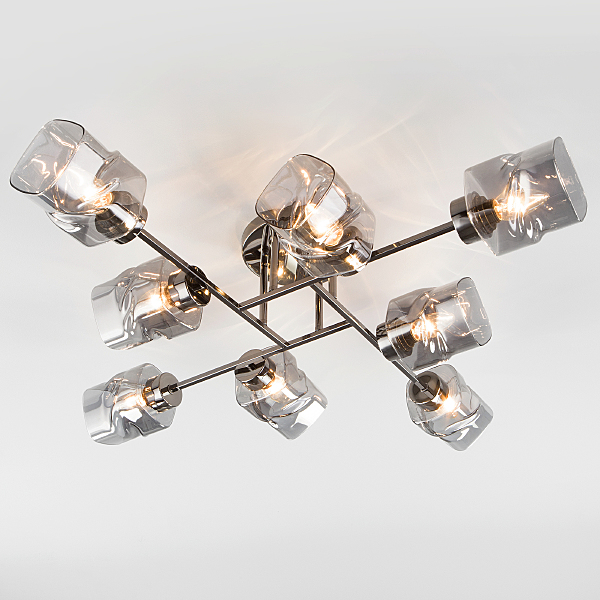 Потолочная люстра Hilari 30165/8 черный жемчуг