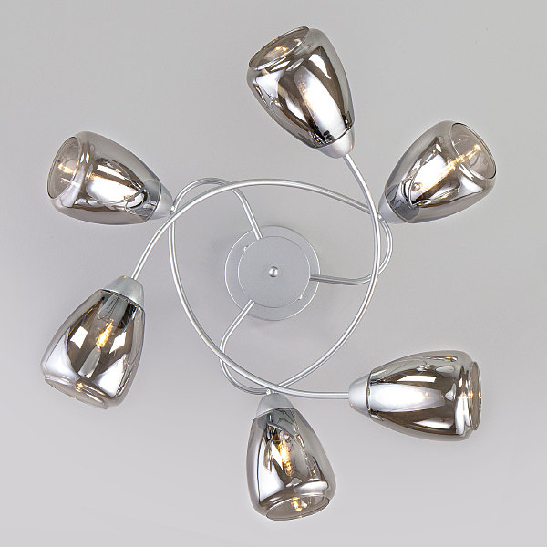 Потолочная люстра Noemi 30168/6 матовое серебро