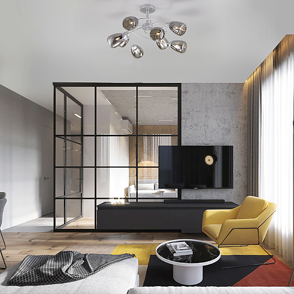 Потолочная люстра Noemi 30168/8 матовое серебро