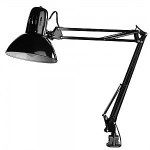 Лампа на прищепке, струбцине Arte Lamp SENIOR A6068LT-1BK