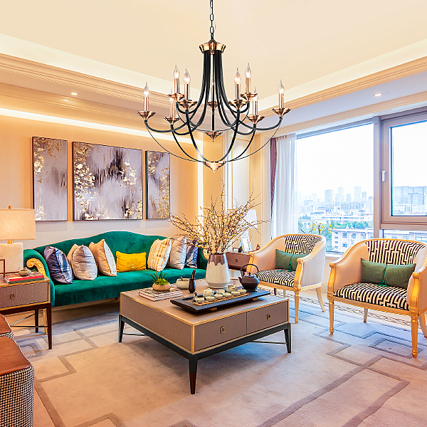 Подвесная люстра Lazzaro 60098/9 черный