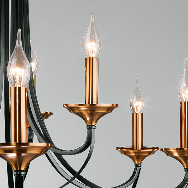 Подвесная люстра Lazzaro 60098/9 черный