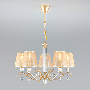 Подвесная люстра Alcamo 60103/5 перламутровое золото