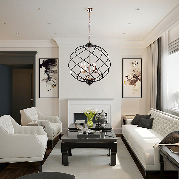 Подвесная люстра Sorrel 60105/3 черный