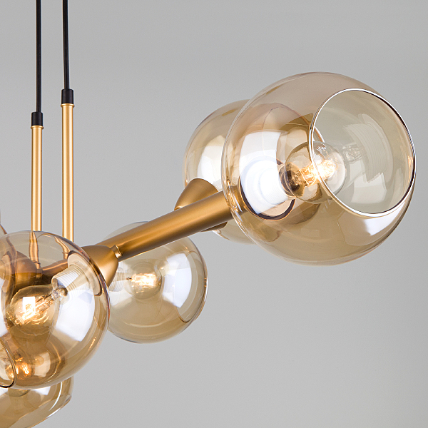 Подвесная люстра Roger 70113/8 янтарный