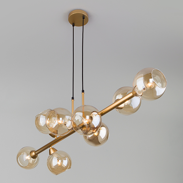 Подвесная люстра Roger 70113/8 янтарный