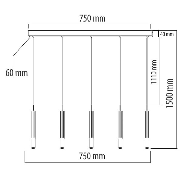 Светильник подвесной Ракурс 631017005