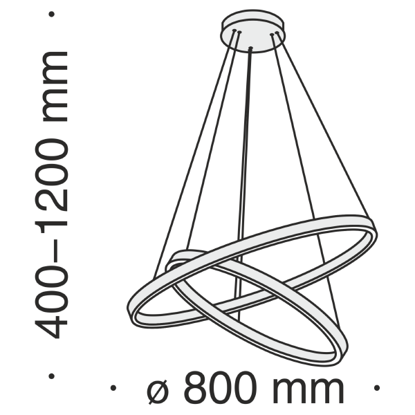 Подвесная люстра Rim MOD058PL-L74BS4K