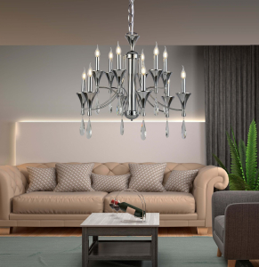 Подвесная люстра Libero LDP 1230-12 CHR