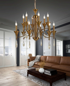 Подвесная люстра Lumina Deco LDP 1230-12 MD