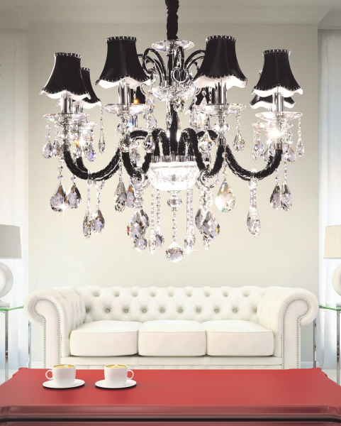 Подвесная люстра Denica LDP 66249-8 BK