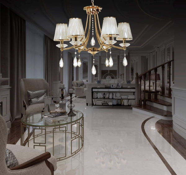 Подвесная люстра Dominni LDP 9268-6 GD