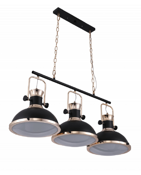 Светильник подвесной Lumina Deco LDP 274-3 BK