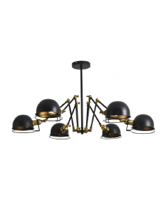 Люстра на штанге Valmonti LDP D015-6 BK