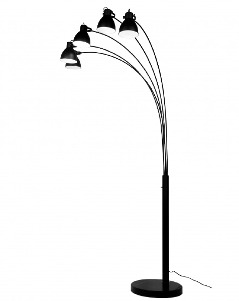 Торшер Zorba LDF 8801-5 BK