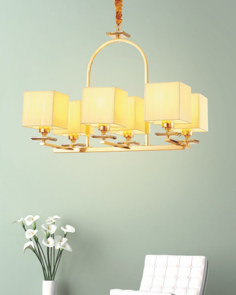 Подвесная люстра Liniano LDP 17100-6 GD