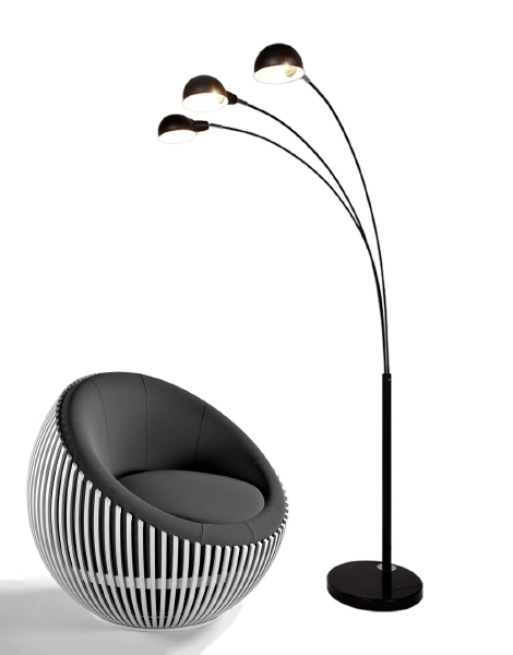 Торшер Wallscot LDF 8801-3 BK