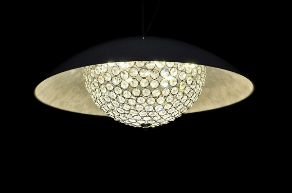 Подвесная люстра Mezzaluna LDP 1578-9B BK