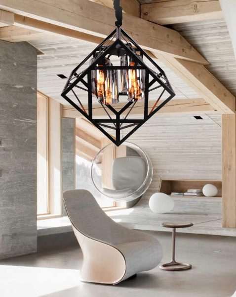 Подвесная люстра Brutte LDP 11339-4 BK