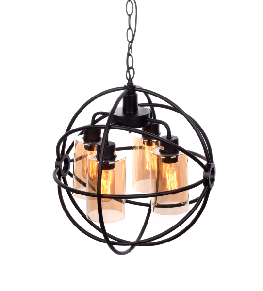 Подвесная люстра Stradi LDP 11509-4 BK