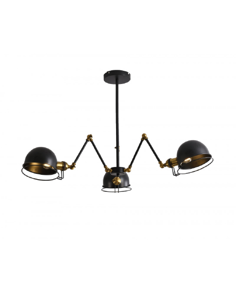 Люстра на штанге Valmonti LDP D015-3 BK