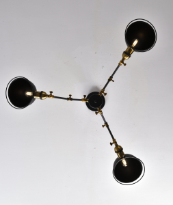 Люстра на штанге Valmonti LDP D015-3 BK