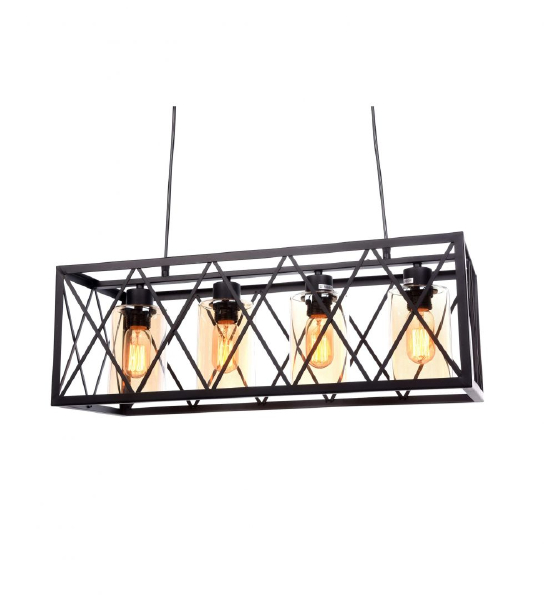 Подвесная люстра Nortis LDP 11535-4 BK