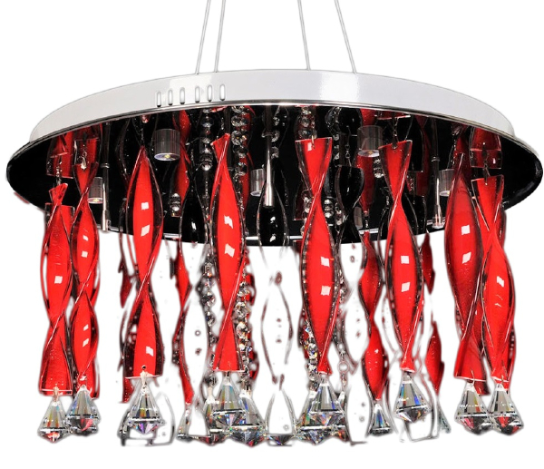 Подвесная люстра Alvedo LDC 9040-17 RED