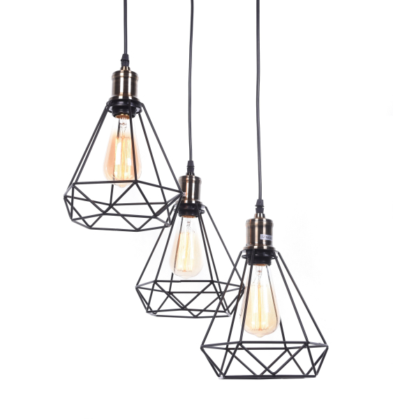 Светильник подвесной Cobi LDP 11609-3 BK