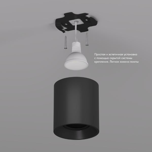Накладной светильник Dk3020Bв DK3040-BK