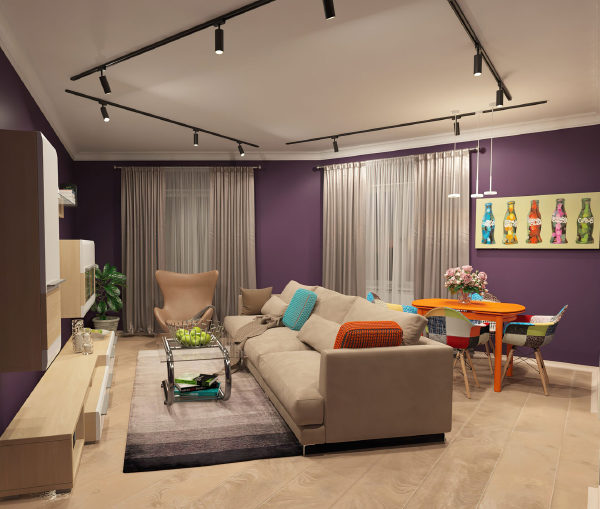 Трековый светильник Dk620 DK6202-BK