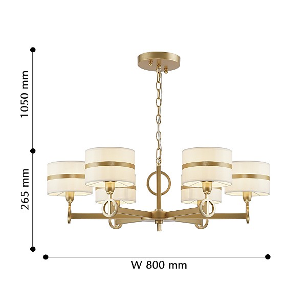 Подвесная люстра Mateo 2634-6P