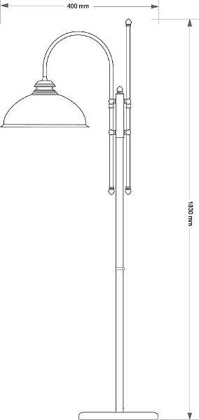 Торшер Торшеры LID-LS-1(P)GR