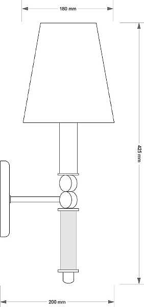 Настенное бра Tamara TAM-K-1(P/A)