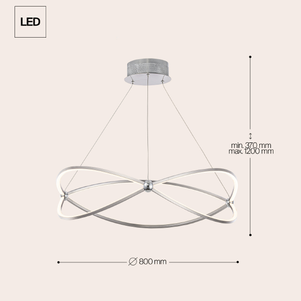 Подвесная люстра Weave MOD062PL-L56CH3K
