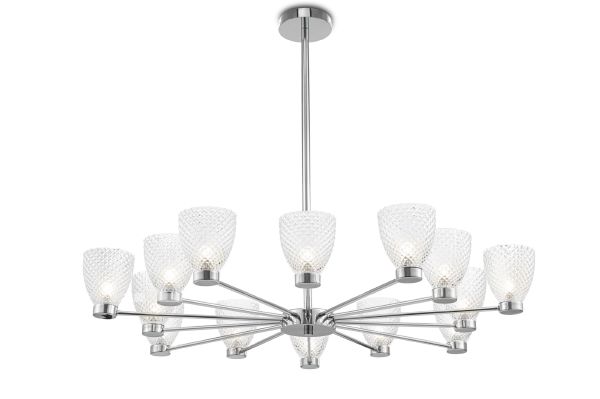 Люстра на штанге Ralar MOD068PL-14CH