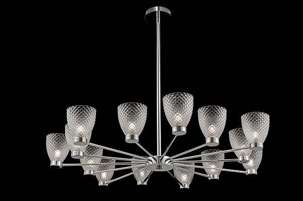 Люстра на штанге Ralar MOD068PL-14CH