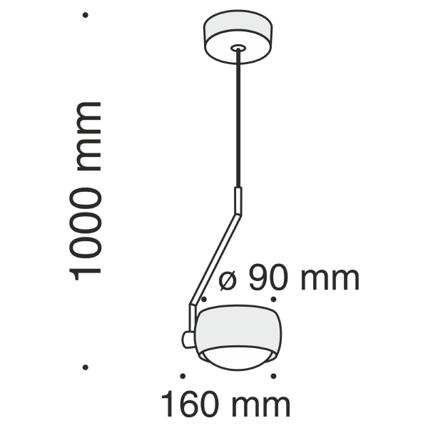 Светильник подвесной Lens MOD072PL-L8W3K