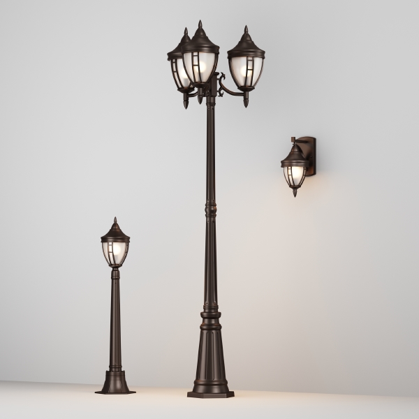 Уличный наземный светильник Rivoli O026FL-01B