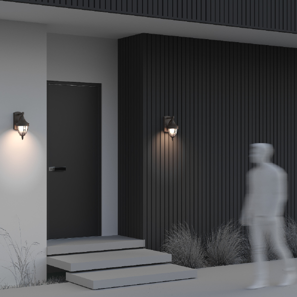 Уличный настенный светильник Rivoli O027WL-01B