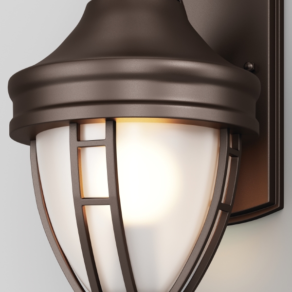 Уличный настенный светильник Rivoli O027WL-01B