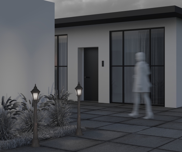 Уличный наземный светильник Goiri O028FL-01BZ