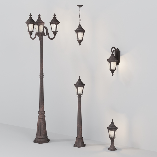 Уличный наземный светильник Goiri O028FL-01BZ