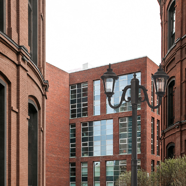 Столб фонарный уличный Goiri O028FL-03BZ