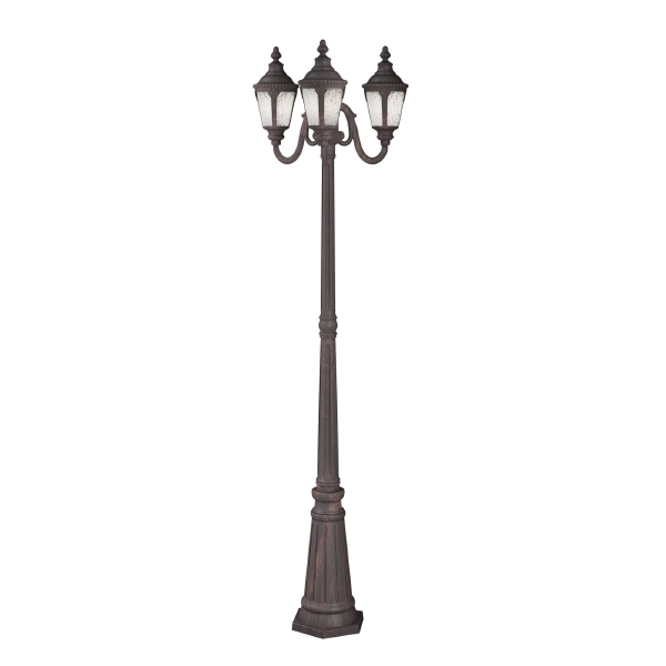 Столб фонарный уличный Goiri O028FL-03BZ