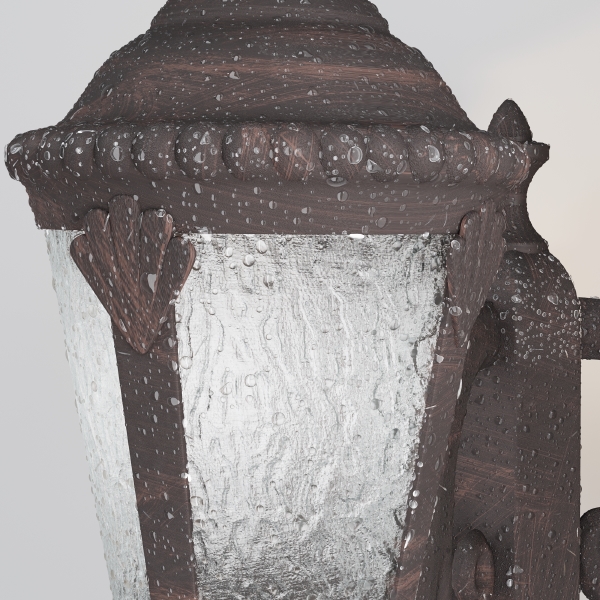 Столб фонарный уличный Goiri O028FL-03BZ