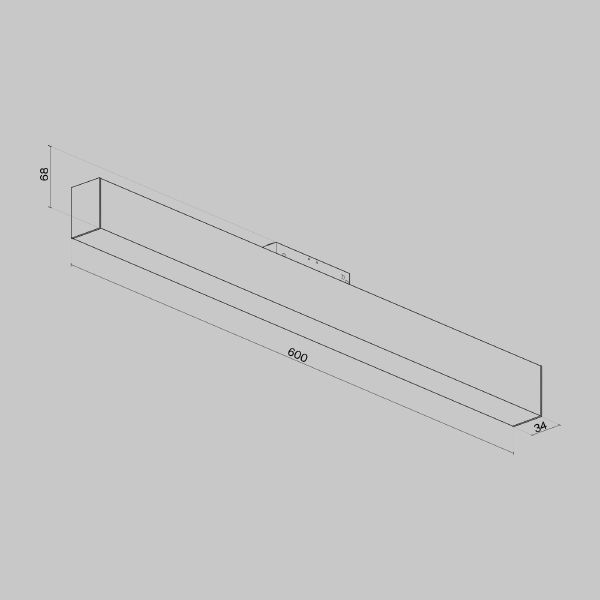 Трековый светильник Basis S35 TR012-2-20W4K-B